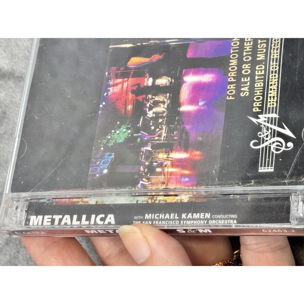 METALLICA S&M 2 Discs Promo CD 1999 Elektra w/ San Francisco Symphony Orchestra - Picture 3 of 11